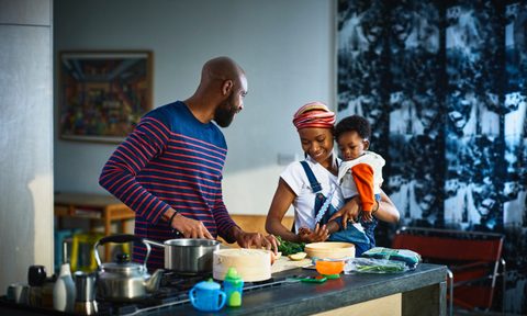 diy kitchen islands family cooking on island resized