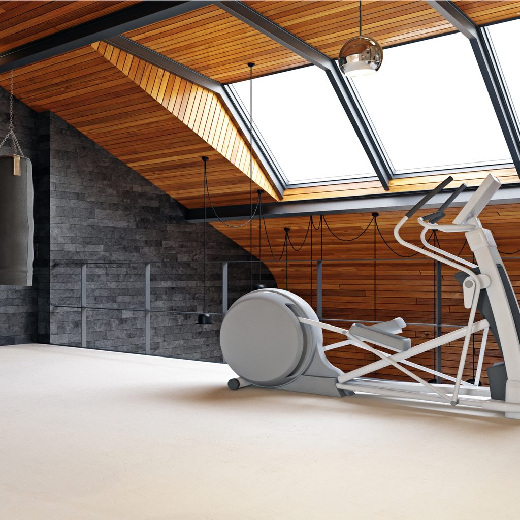 Home gym room