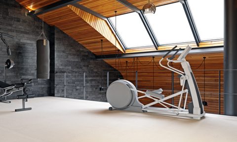 Home gym room