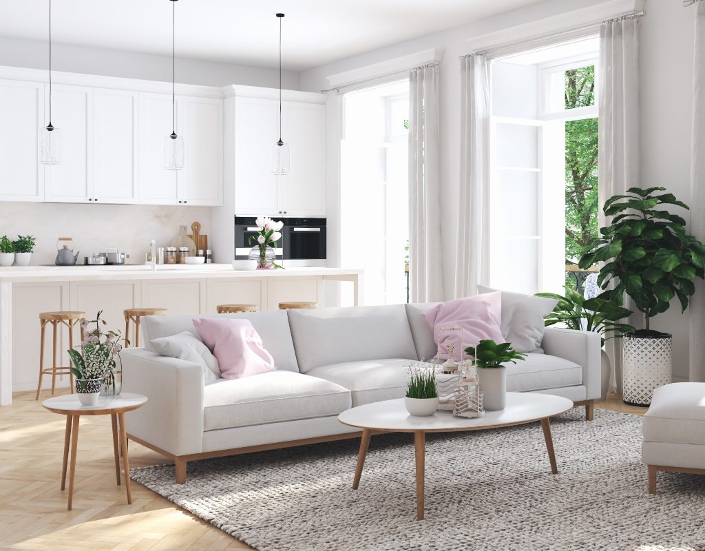 light and bright modern living room