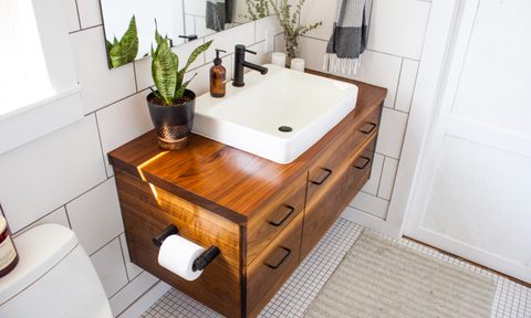 Modern bathroom vanity