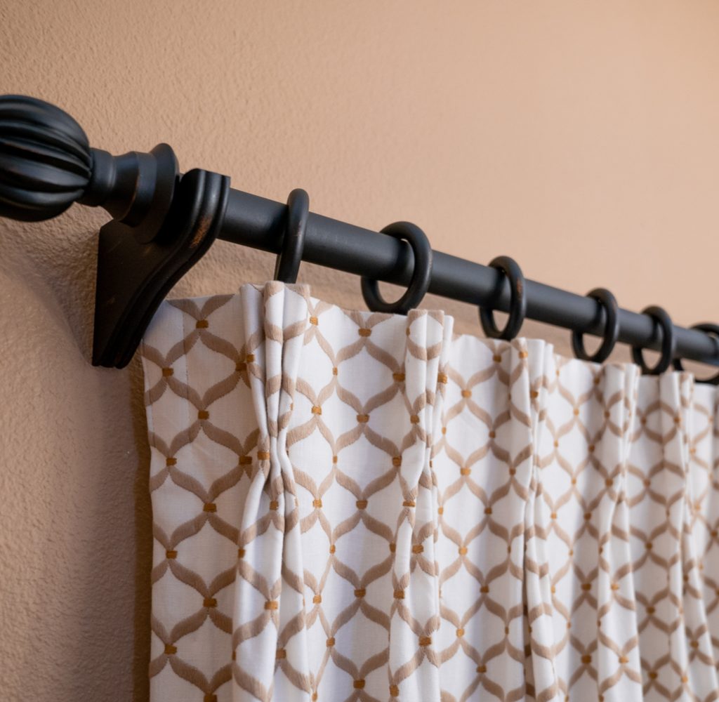 decorative curtain rod