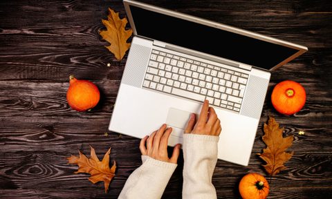 fall home decorations office