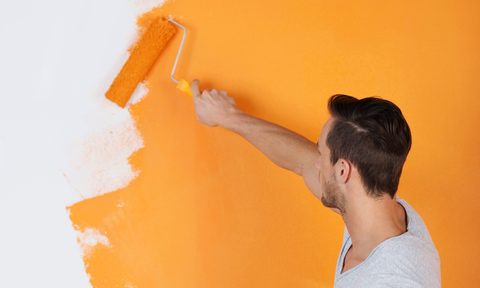 Painting with a roller