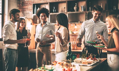 budget party planning people snacks drinks
