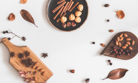 fall flavors cooking autumn spices nuts berries