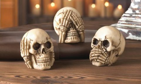 halloween home decor finds skulls