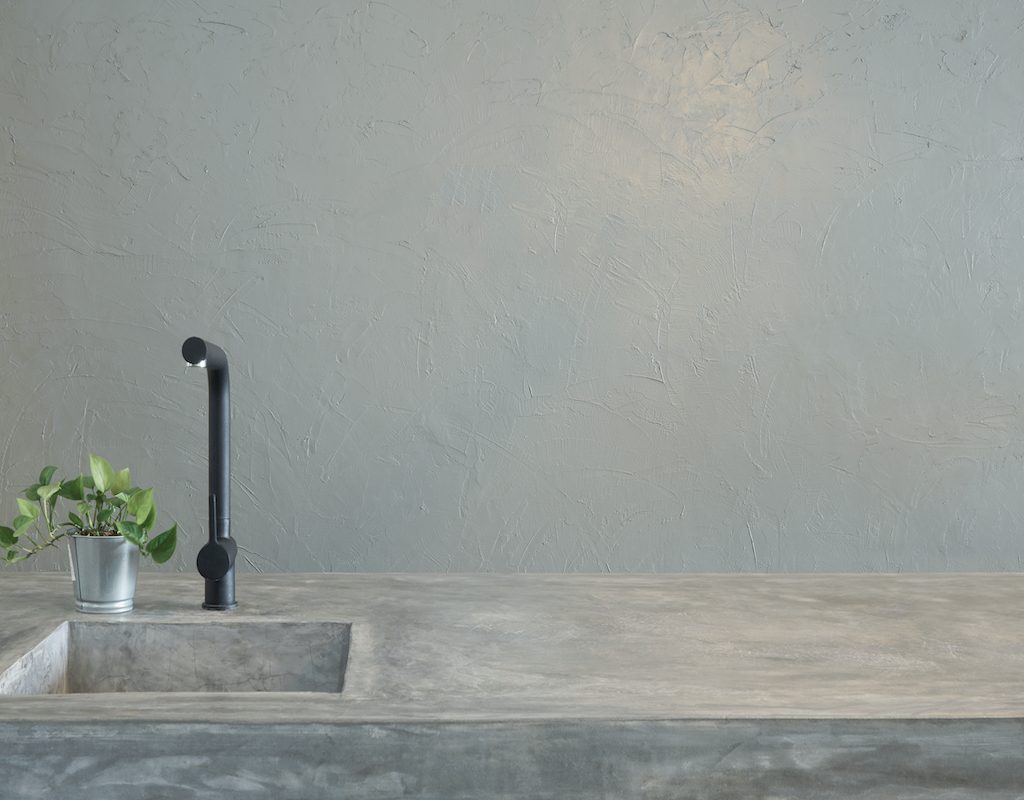 Kitchen sink and countertop