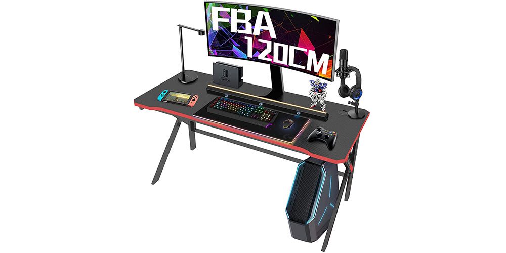Arespark Computer Gaming Desk on a white background.