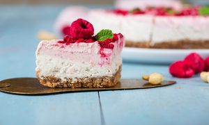 Fruity yogurt healthy dessert