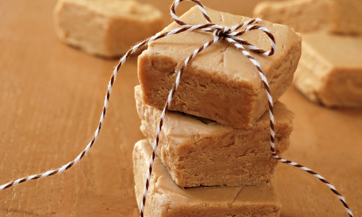 Peanut butter fudge as a gift