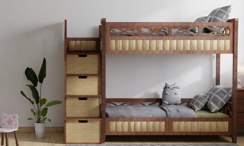 bunk beds in kids room