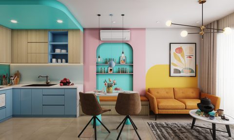 maximalist kitchen decor ideas that inspire cozy and modern small apartment