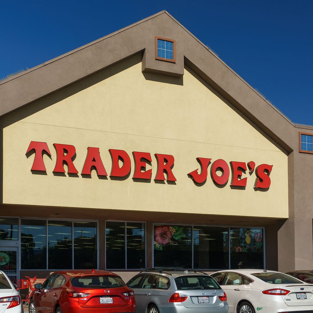 Outside of a Trader Joe's store