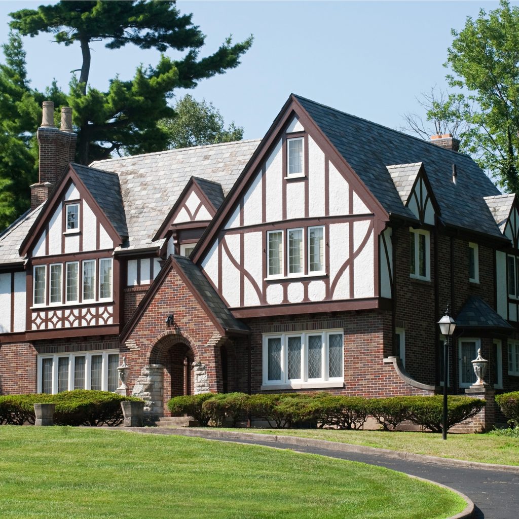 Tudor style home