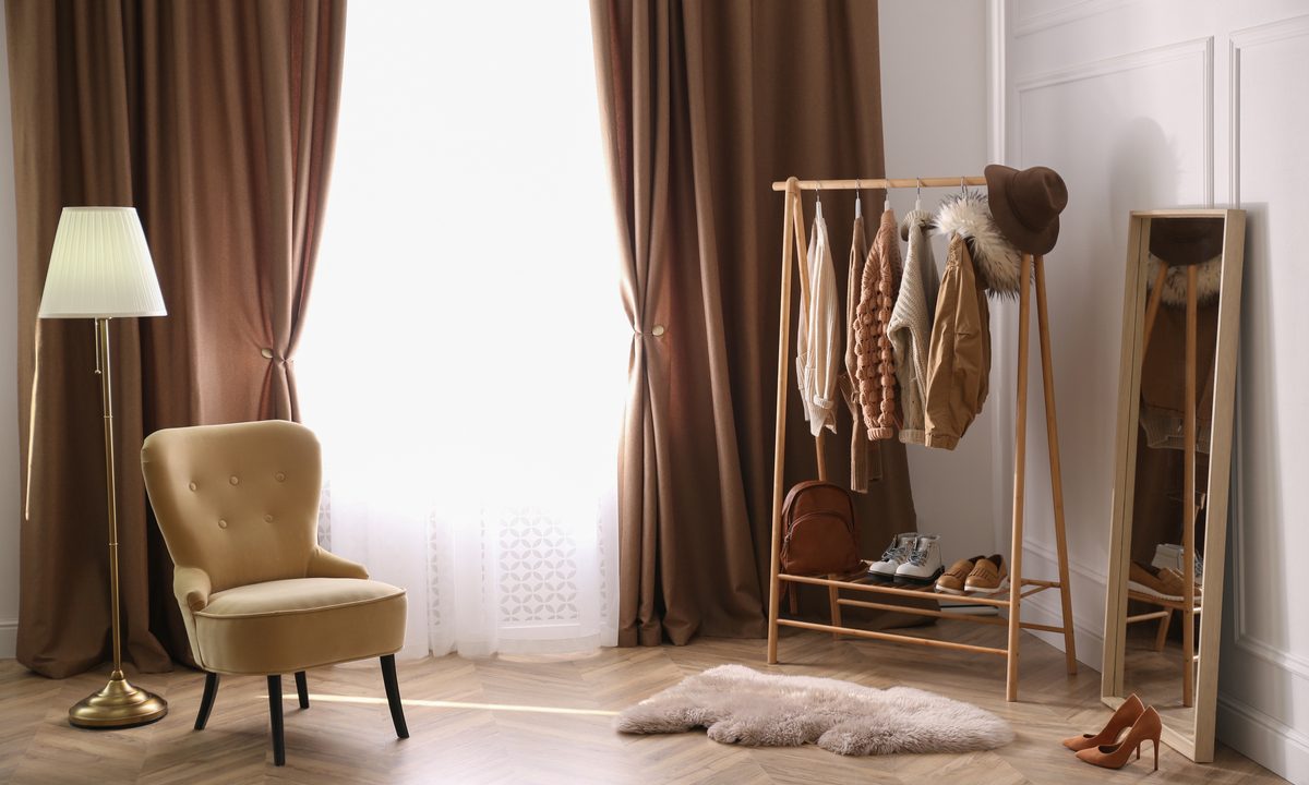 how to build a wooden clothing rack shutterstock 1920399971