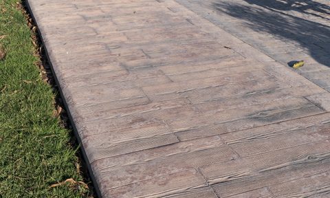 wood stamped concrete pros and cons