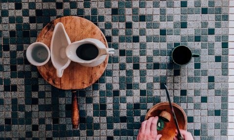 zellige tiles guide organic tile green blue countertop