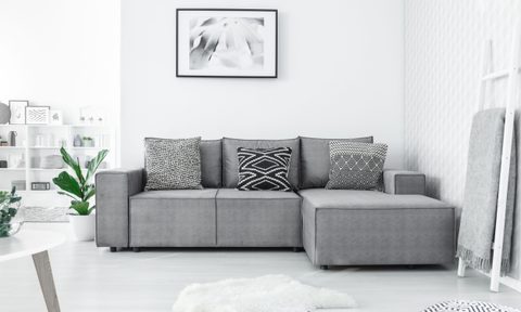Gray living room