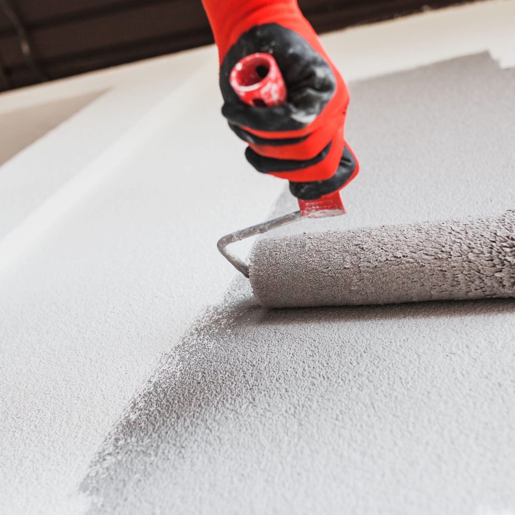 Painting living room gray