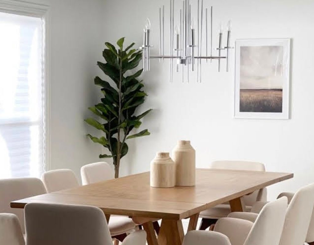 Minimalist dining room design