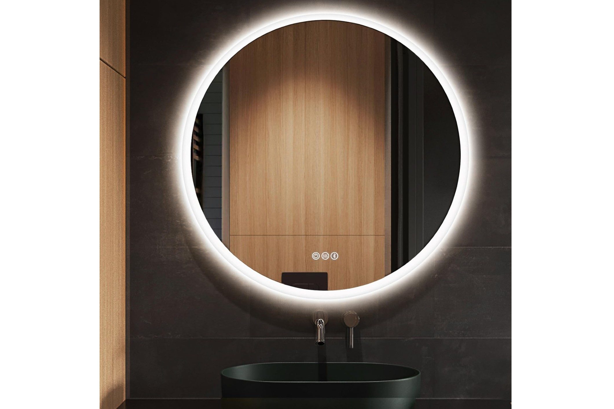 sbagno round mirror