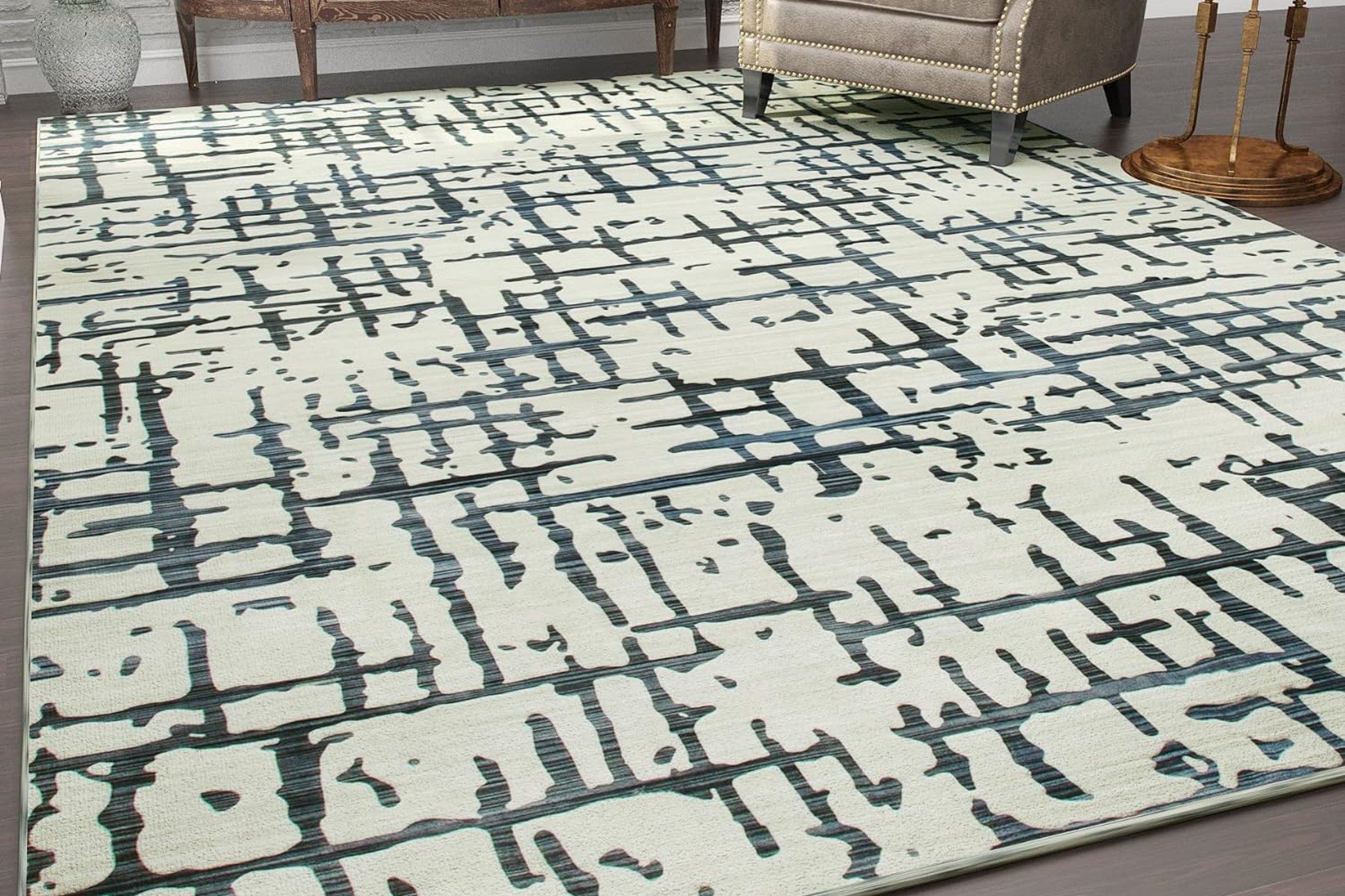 resare neutral rug