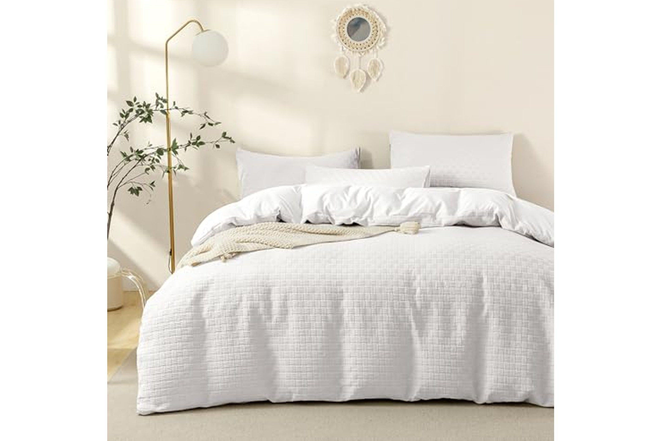 jellymoni white duvet cover