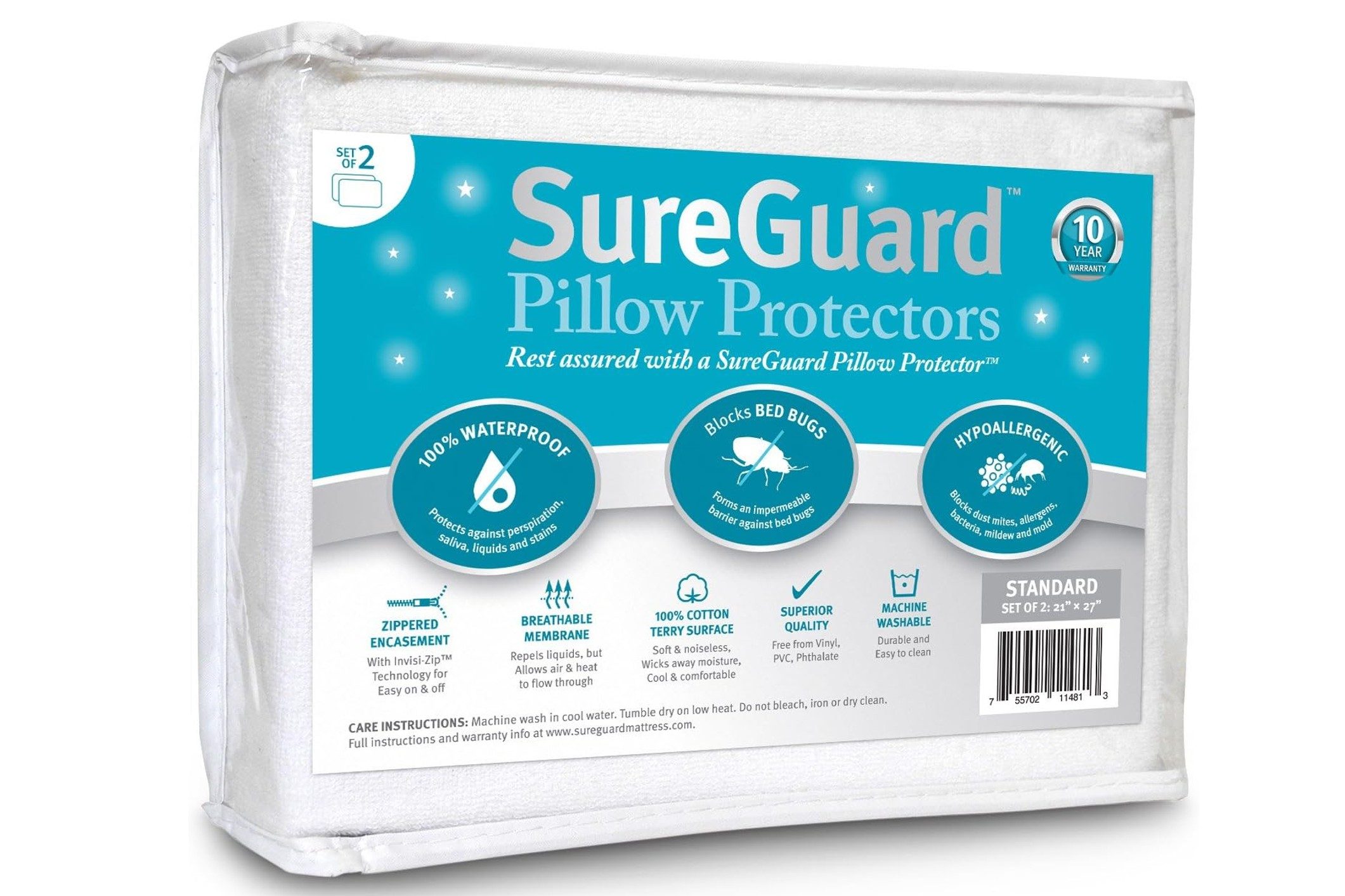 safeguard pillow protector