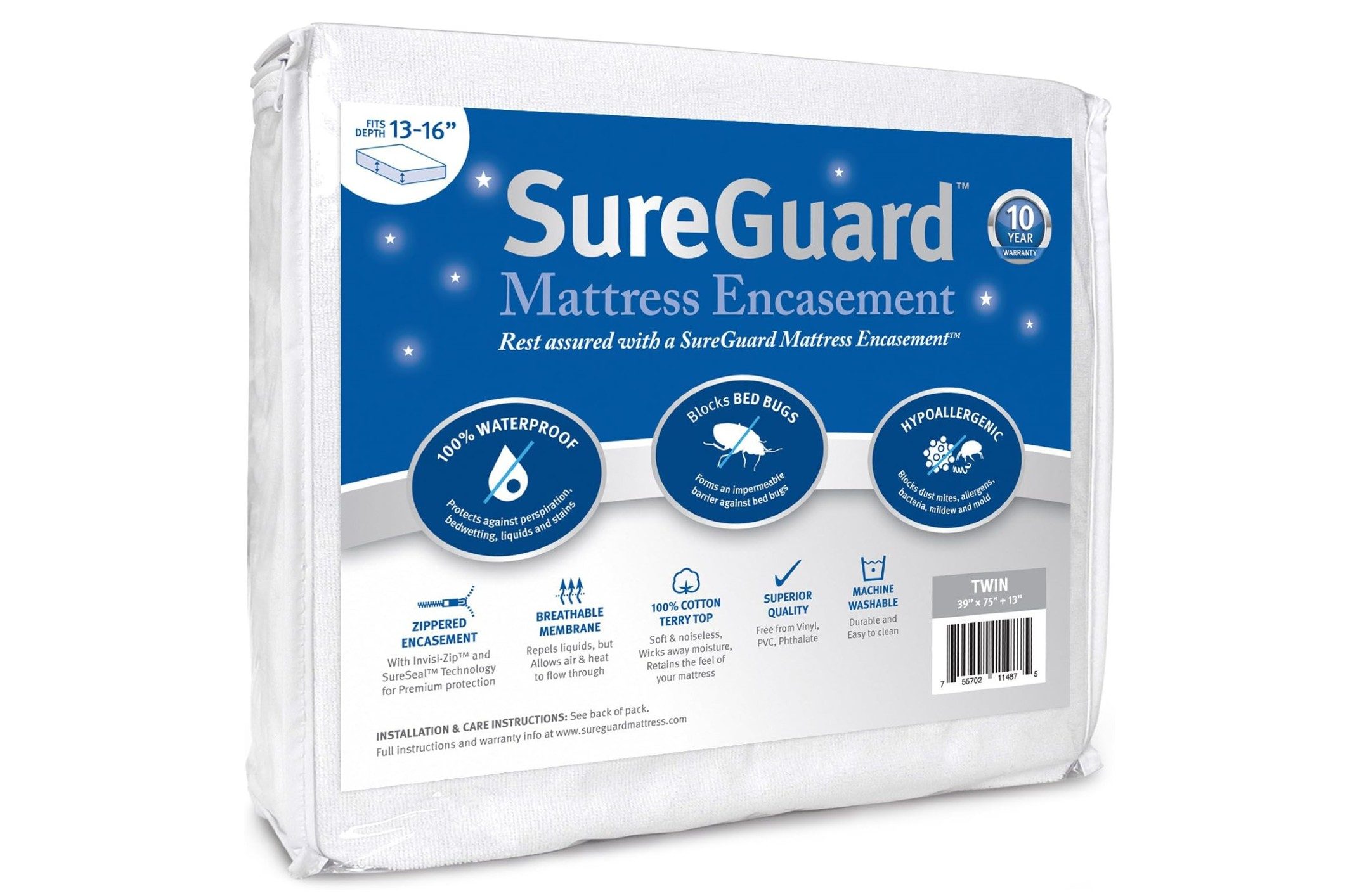 sureguard mattress protector