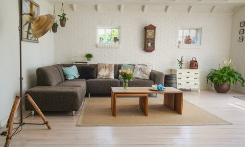 Basement living room