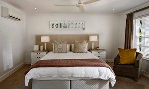 Simple and elegant boutique-style bedroom