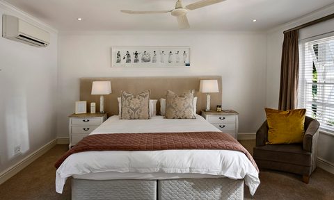 Simple and elegant boutique-style bedroom