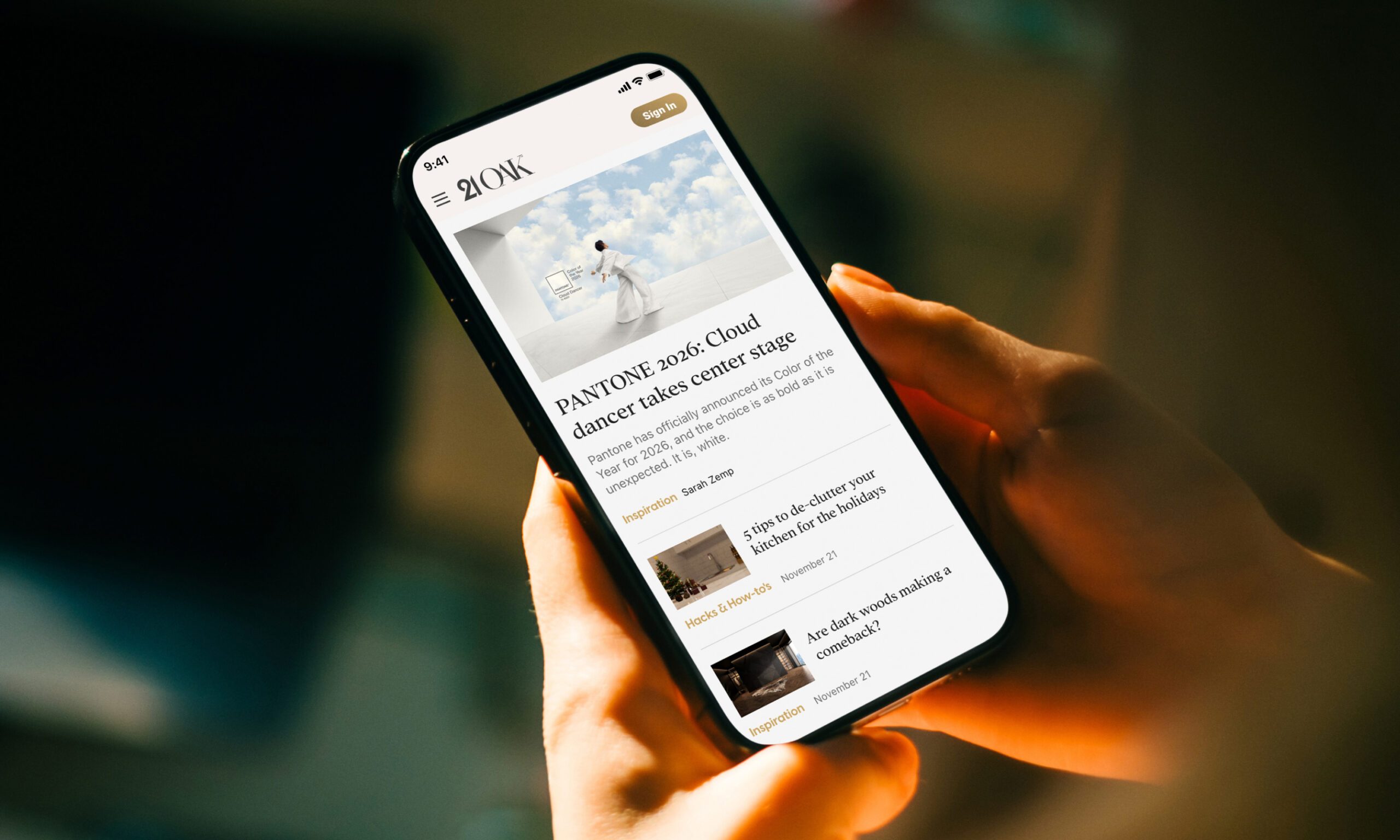 Person browsing Digital Trends on a smartphone.