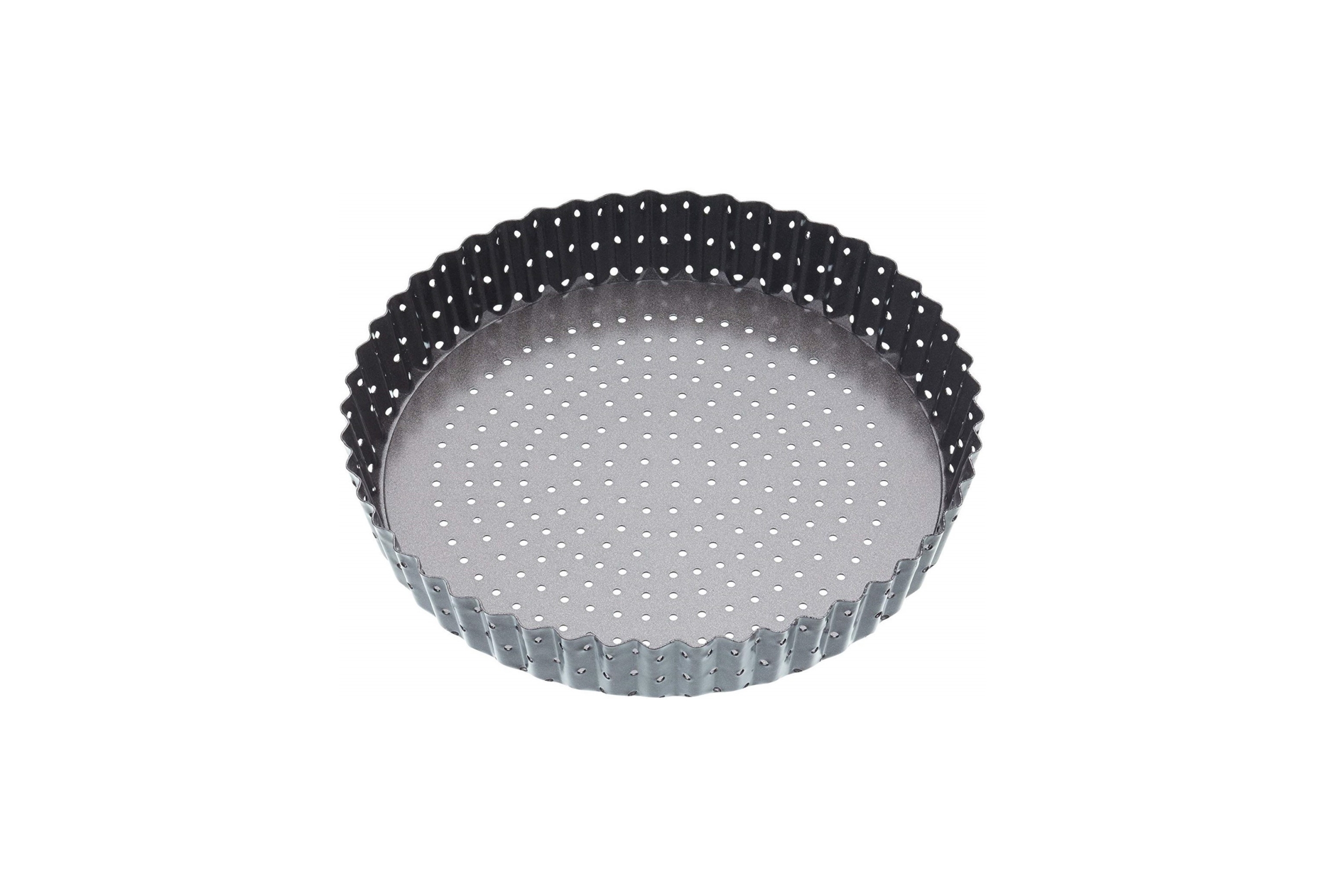 A Kitchen Craft MasterClass Crusty Bake Flan Tin on white background.