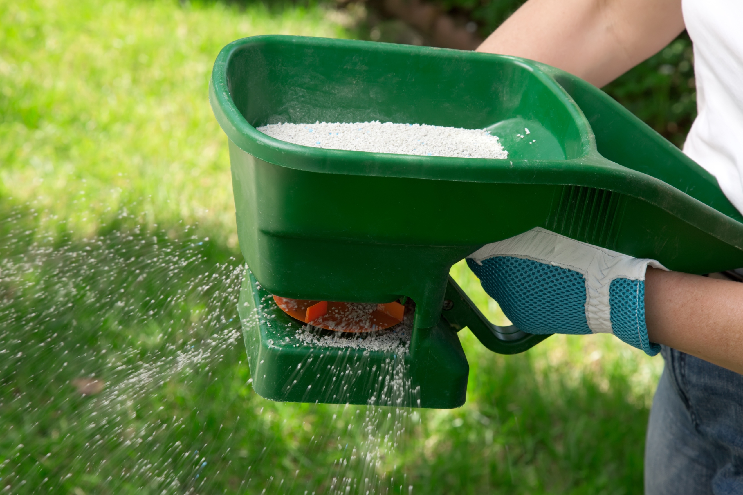 handheld fertilizer for lawn care