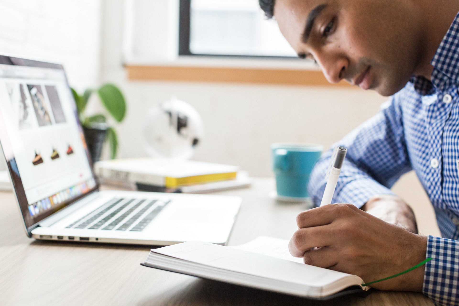 Man working in an office