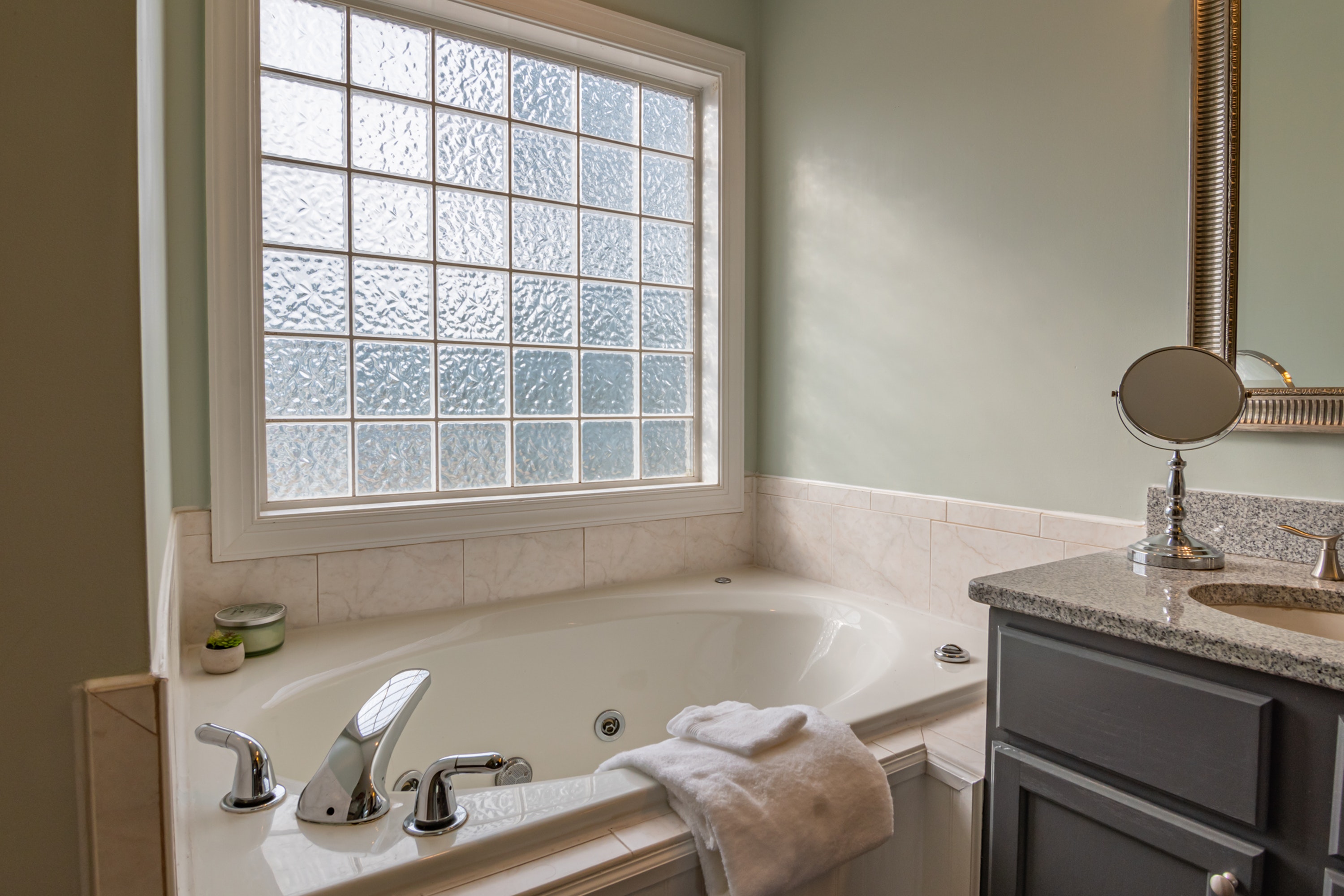 White Ceramic Bathtub
