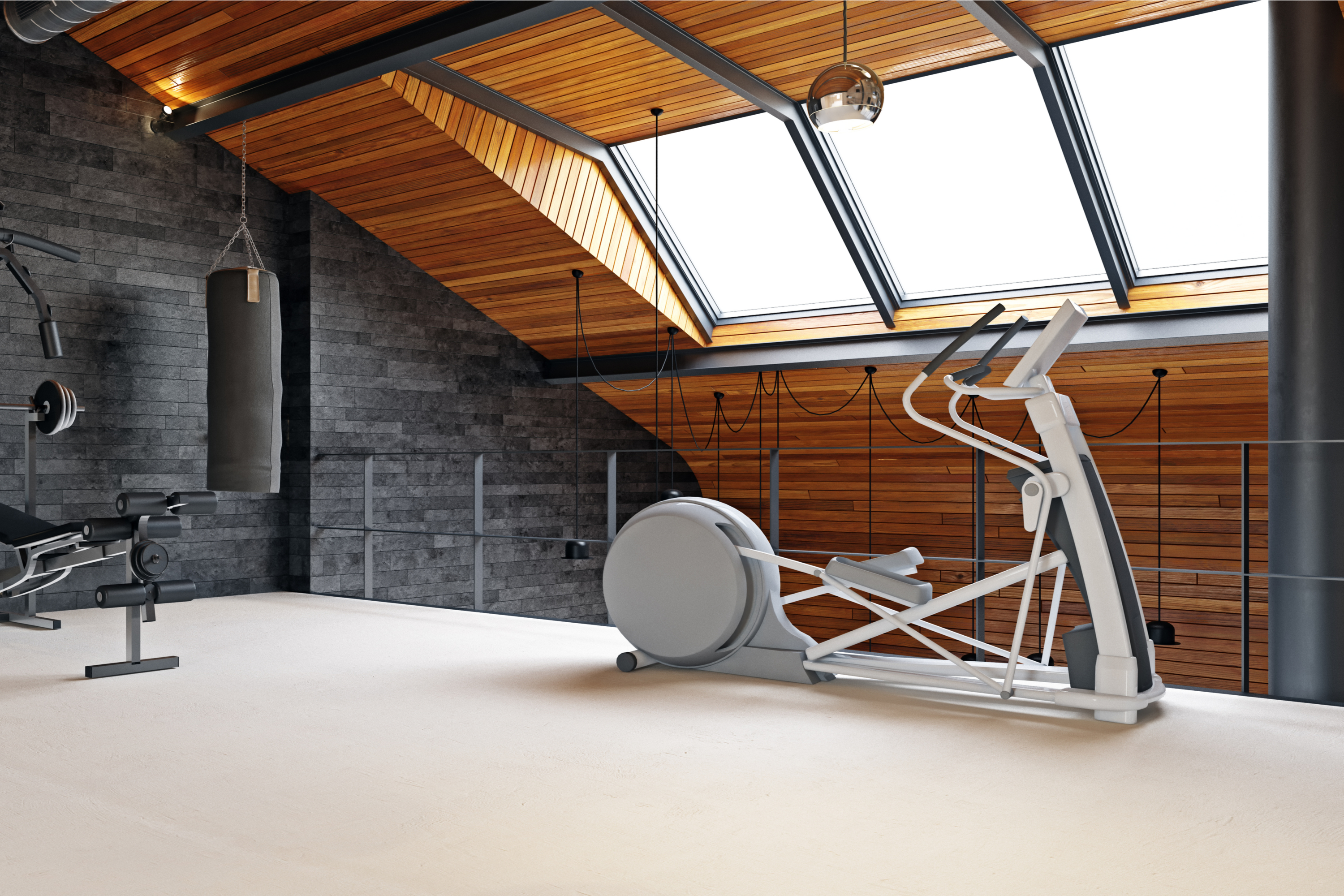 Home gym room