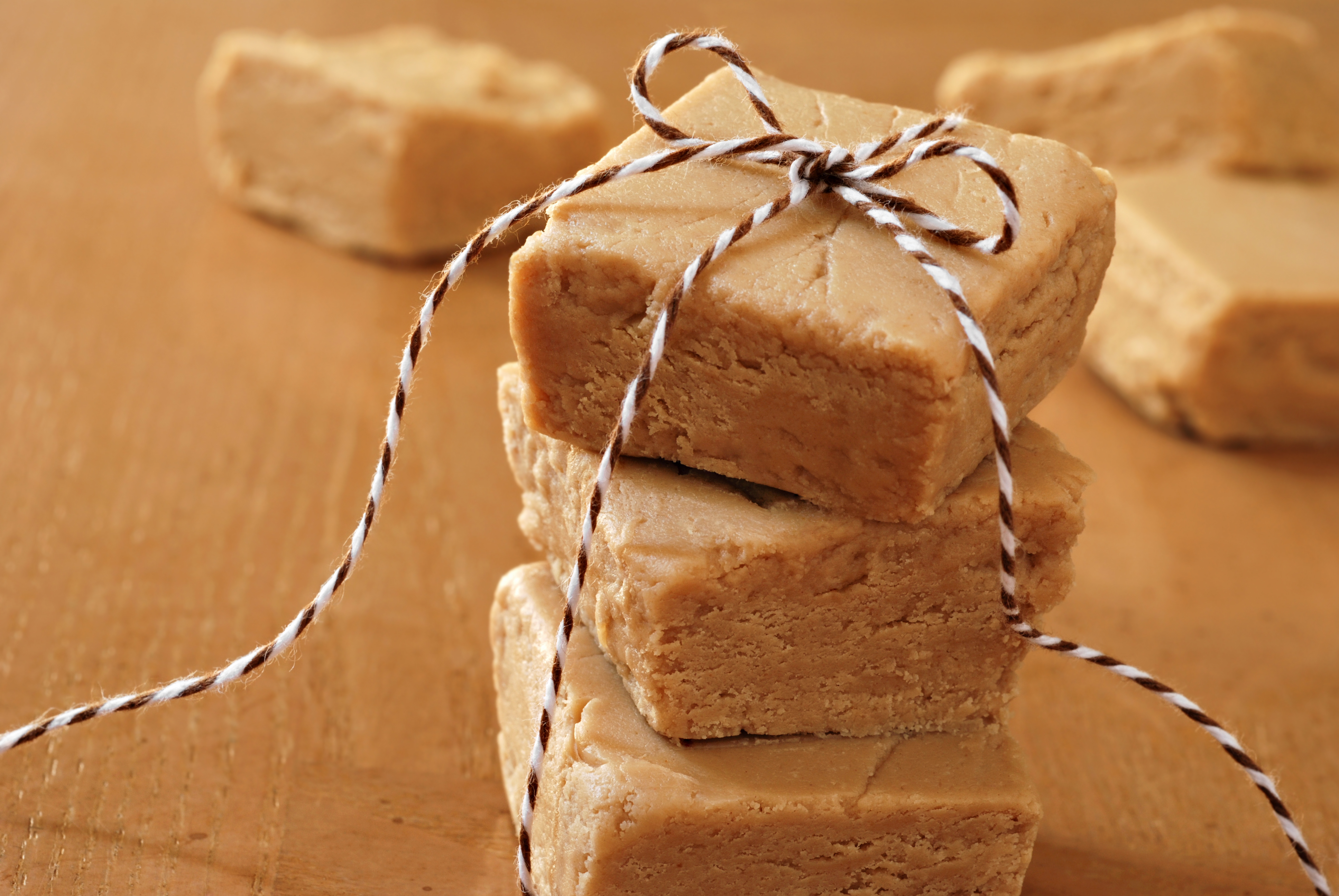 Peanut butter fudge as a gift