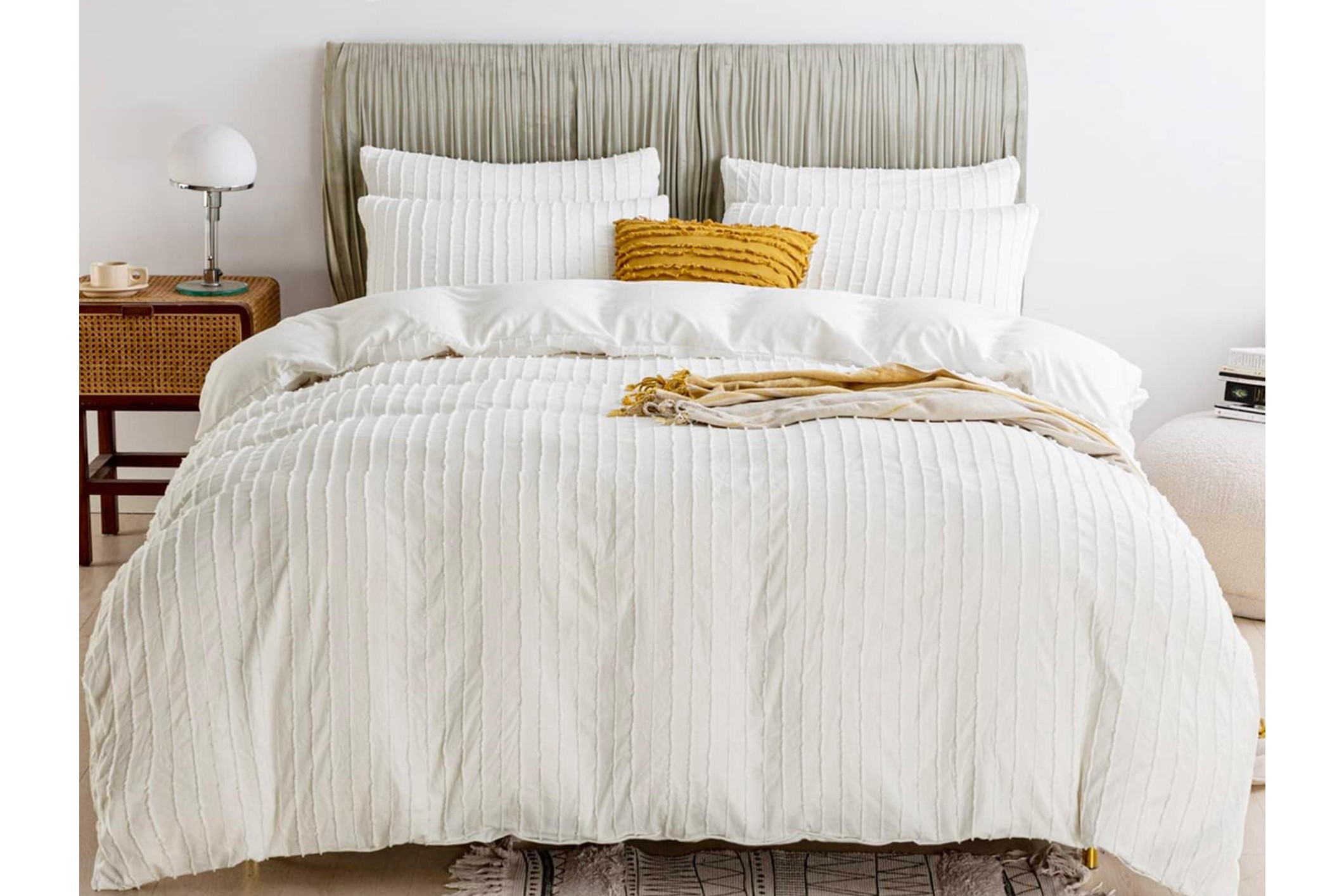 jellymoni white duvet cover