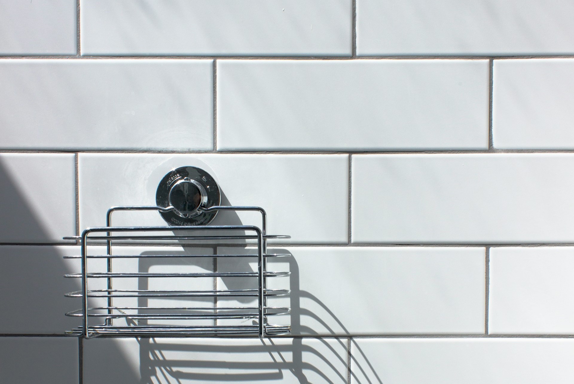Classic white subway tile in shower