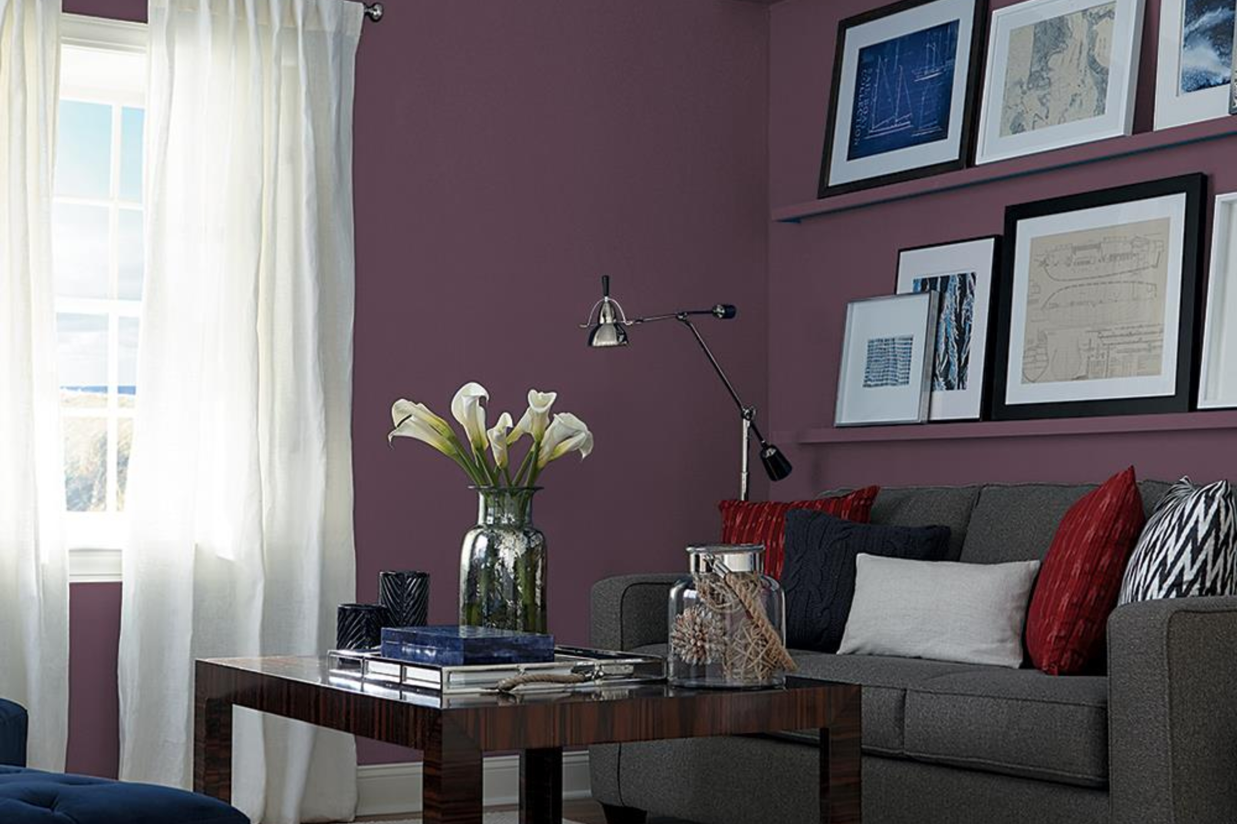 Glidden color of the year 2025 Purple Basil