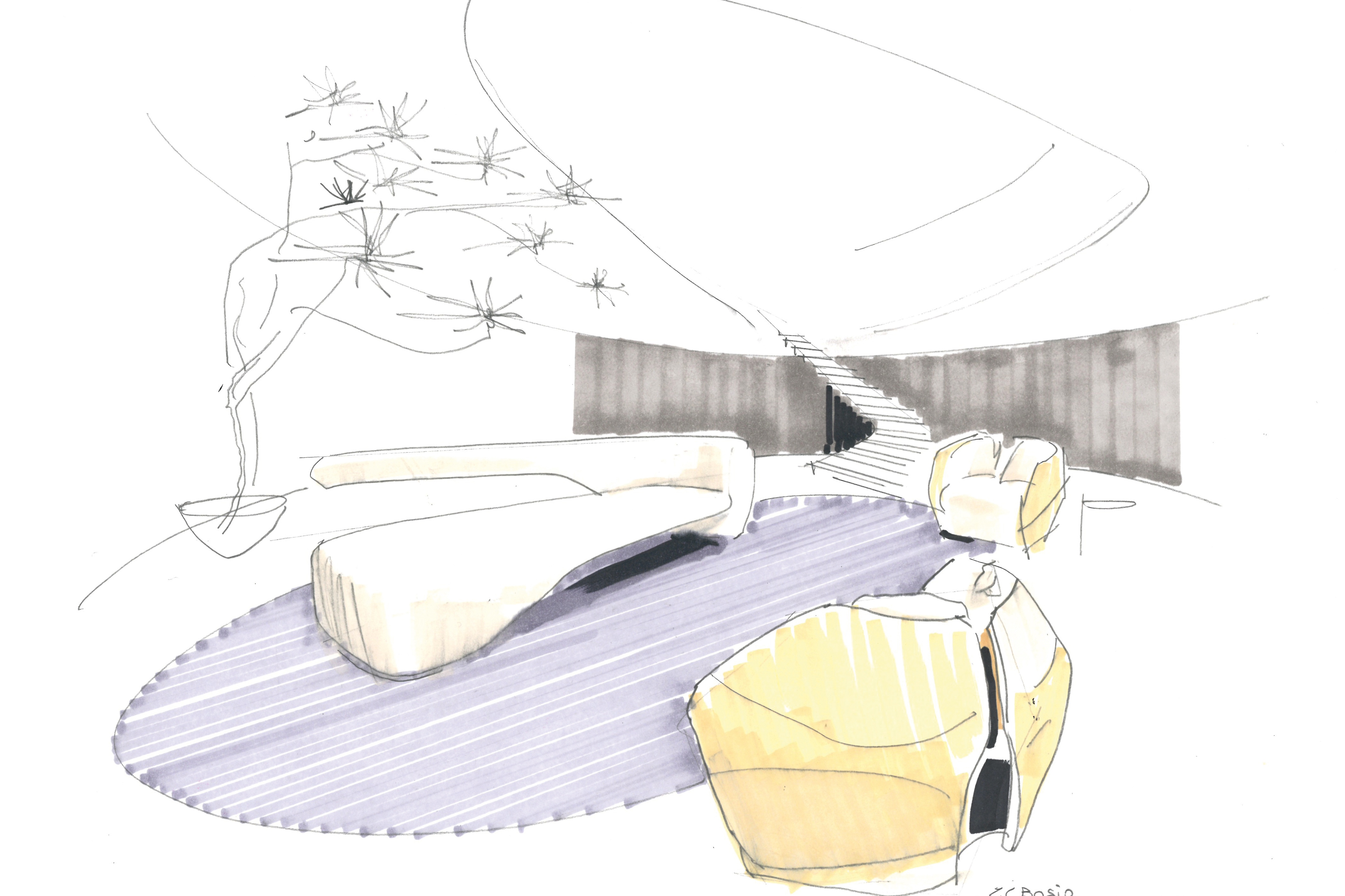 Giorgetti Maserati Edition_sketch by Giancarlo Bosio