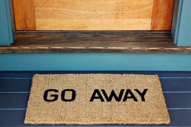 the best funny doormats with sayings go away door mat