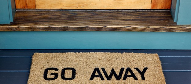 the best funny doormats with sayings go away door mat