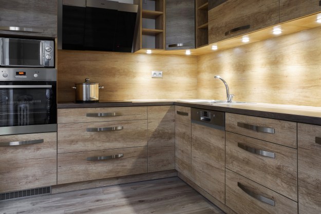 best puck lights led under cabinet closets brown kitchen unit