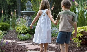 Kids in the garden