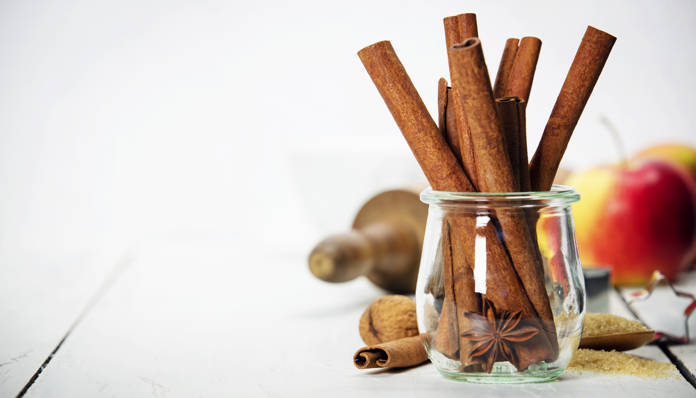 cinnamon sticks in a jar