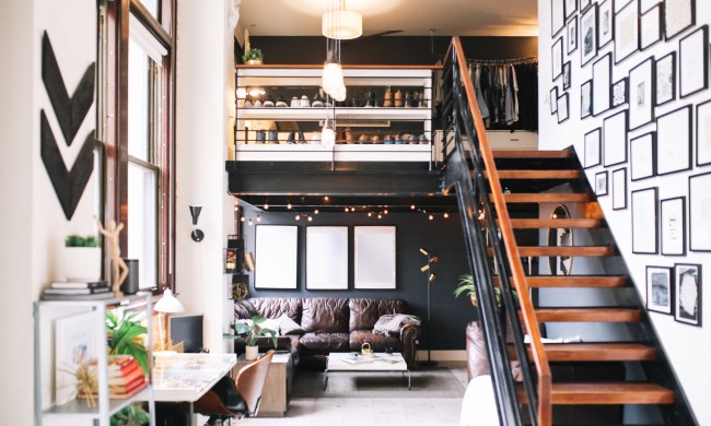 Photo gallery along staircase